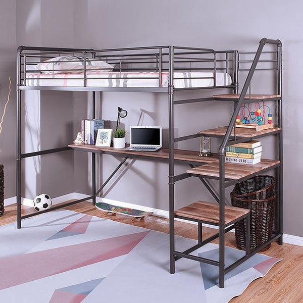 Furniture of America Rowley Twin Bed CM-BK657-BED IMAGE 1