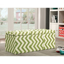  Furniture of America Zahra Fabric Storage Ottoman CM-BN6031GR IMAGE 2