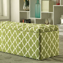 Furniture of America Zaira Fabric Storage Ottoman CM-BN6033GR IMAGE 1