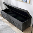  Furniture of America Aguda CM-BN6352GY Storage Bench IMAGE 4