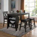  Furniture of America Lana Counter Height Dining Table CM3153GY-PT IMAGE 1