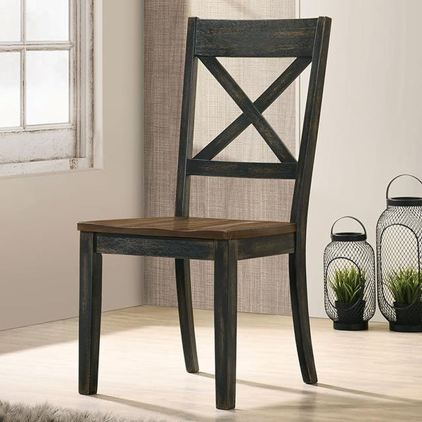  Furniture of America Yensley Dining Chair CM3167A-SC-2PK IMAGE 1