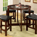  Furniture of America Crystal Cove CM3321PT-5PK 5 Pc. Counter Ht. Table Set IMAGE 1