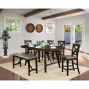  Furniture of America Bridgeville Counter Height Dining Table CM3344PT IMAGE 1