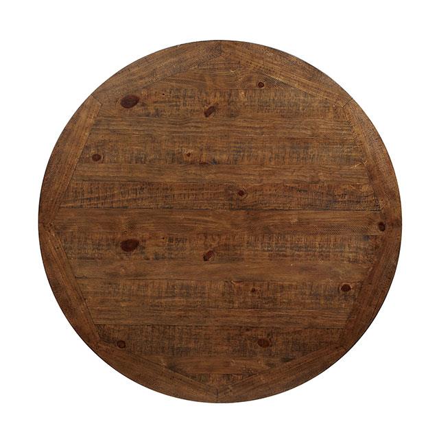 Furniture of America Round Auletta Dining Table CM3417RT IMAGE 3