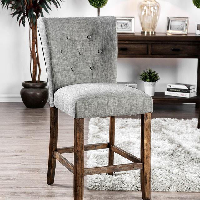  Furniture of America Schoten CM3450GY-PC-2PK Counter Ht. Chair (2/Ctn) IMAGE 3
