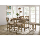  Furniture of America Plankinton Counter Height Dining Table CM3492PT IMAGE 2