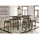  Furniture of America Gumboro Counter Height Dining Table CM3547BR-PT IMAGE 2