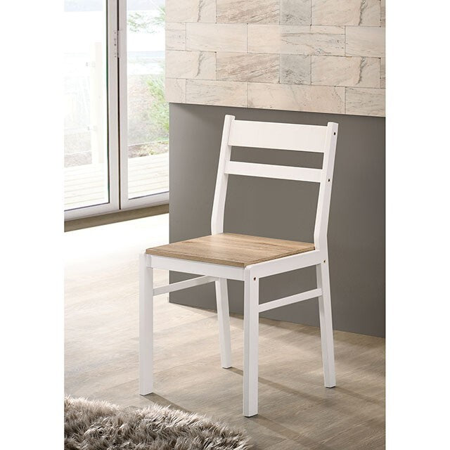 Furniture of America Debbie 5 pc Dinette CM3714NT-T-BN-5PK IMAGE 3