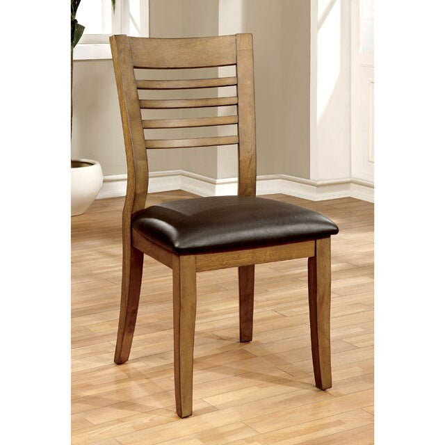 Furniture of America Round Dwight Dining Table CM3988NT-RT-48 IMAGE 3