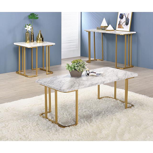 Furniture of America Calista CM4564WH-S Sofa Table IMAGE 2