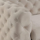  Furniture of America Sapphira Stationary Fabric Sofa CM6498BG-SF-PK IMAGE 3