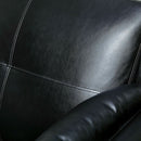  Furniture of America Pierre Stationary Leather Look Loveseat CM6717BK-LV-PK IMAGE 3