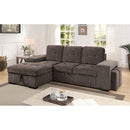  Furniture of America Jamiya Fabric Sectional CM6959GY-SECT IMAGE 1