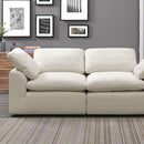  Furniture of America Joel Stationary Fabric Loveseat CM6974BG-LV IMAGE 1
