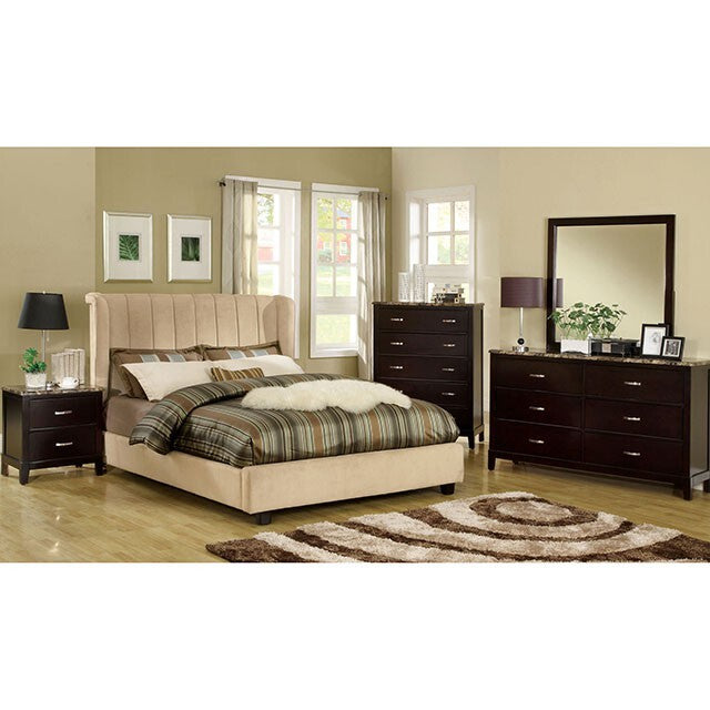 Furniture of America Maywood Twin Upholstered Platform Bed CM7025T-BED IMAGE 2
