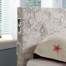  Furniture of America Evans CM7099WT-CK-BED Cal.King Bed IMAGE 2