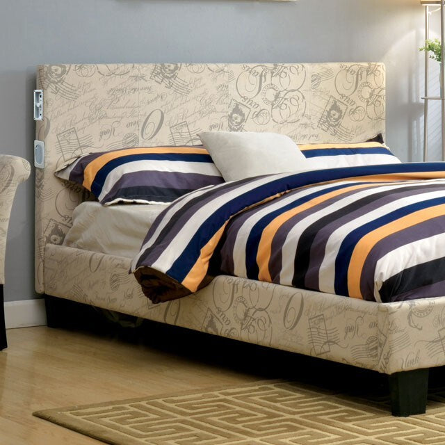 Furniture of America Evans California King Bed CM7099WT-CK-BED IMAGE 4