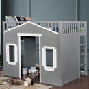  Furniture of America Kids Beds Loft Bed CM7132GY-F-BED IMAGE 1