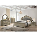  Furniture of America Lasthenia Queen Upholstered Panel Bed CM7181Q-BED IMAGE 2