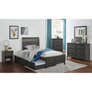  Furniture of America Brogan Twin Bed CM7517GY-T-BED IMAGE 2