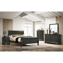  Furniture of America Louis Philippe Twin Sleigh Bed CM7966GY-T-BED IMAGE 2