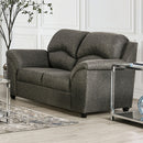  Furniture of America Meyrin Stationary Fabric Loveseat EM6720DG-LV IMAGE 1