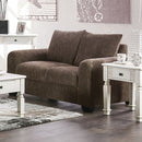  Furniture of America Dagmar Stationary Fabric Loveseat EM6723BR-LV IMAGE 1