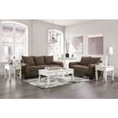  Furniture of America Dagmar Stationary Fabric Loveseat EM6723BR-LV IMAGE 2