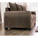  Furniture of America Dagmar Stationary Fabric Loveseat EM6723BR-LV IMAGE 5