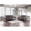  Furniture of America Dagmar Stationary Fabric Sofa EM6723GY-SF IMAGE 2