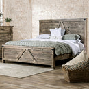  Furniture of America Woodburn California King Bed EM7071BR-CK-BED IMAGE 1