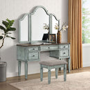  Furniture of America Drucilla Vanity Set FOA-DK930BL-PK IMAGE 1