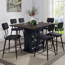  Furniture of America Esdargo Counter Height Dining Table FOA3791PT-TABLE IMAGE 1