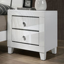  Furniture of America Magdeburg 2-Drawer Nightstand FOA7038WH-N IMAGE 1