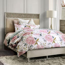  Furniture of America Jakarta California King Upholstered Panel Bed FOA7882CK-BED IMAGE 1