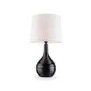  Furniture of America Ida Table Lamp L9502BK IMAGE 1
