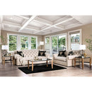  Furniture of America Parshall Stationary Leather Look Sofa SM2272-SF IMAGE 2