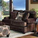 Furniture of America Bonaventura Stationary Fabric Loveseat SM5142BR-LV IMAGE 5