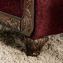  Furniture of America Letizia Stationary Fabric Loveseat SM7757-LV IMAGE 6