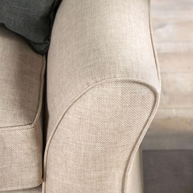 Furniture of America Jarrow Stationary Fabric Sofa SM8003-SF IMAGE 5