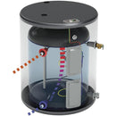 GE 26 Gallon Short Residential Electric Water Heater GE30L08BSM IMAGE 3