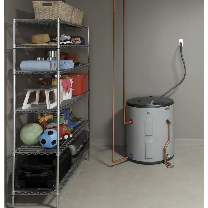 GE 36 Gallon Short Residential Electric Water Heater GE40L08BSM IMAGE 3