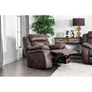  Furniture of America Flint Leather Look Recliner CM6565-CH IMAGE 3