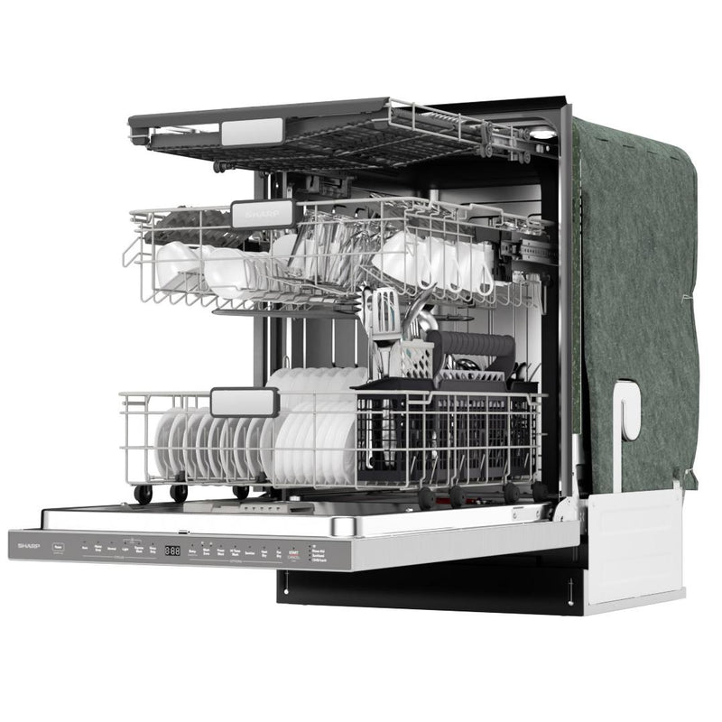 Sharp 24-inch Slide-In Smart Dishwasher SDW6767HS IMAGE 10