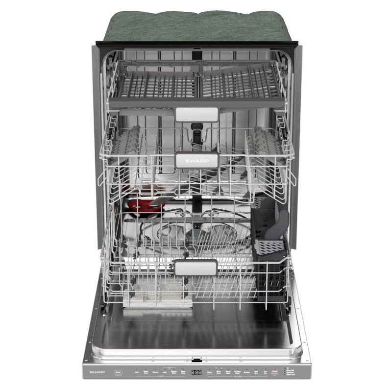 Sharp 24-inch Slide-In Smart Dishwasher SDW6767HS IMAGE 2