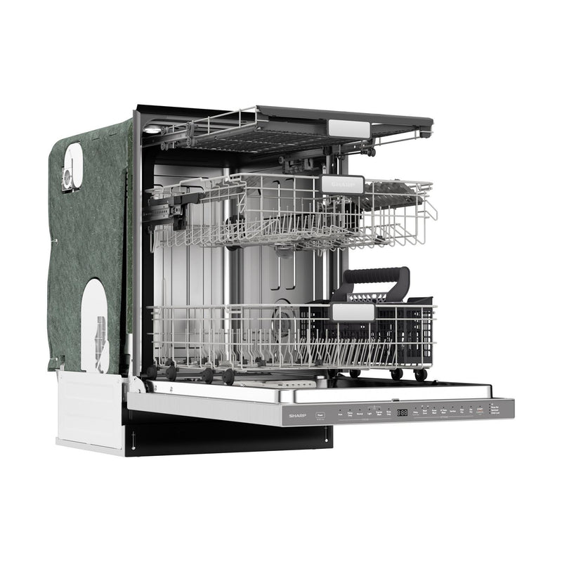 Sharp 24-inch Slide-In Smart Dishwasher SDW6767HS IMAGE 6
