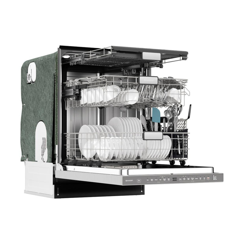Sharp 24-inch Slide-In Smart Dishwasher SDW6767HS IMAGE 7