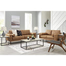 Signature Design by Ashley Telora Stationary Leather Look Loveseat 4100235 IMAGE 8