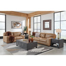 Signature Design by Ashley Lombardia Stationary Leather Match Sofa 5730238 IMAGE 8